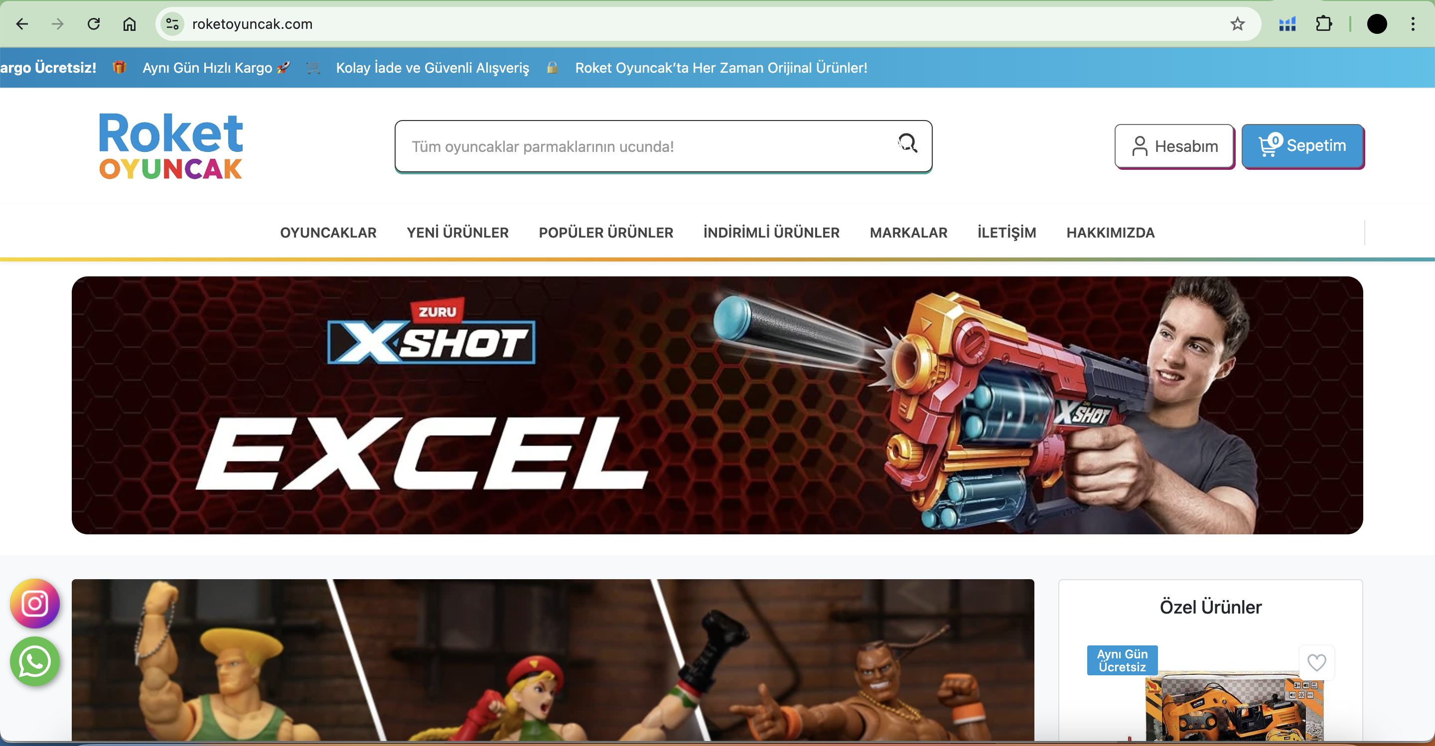 Roket Oyuncak – Toy E-Commerce